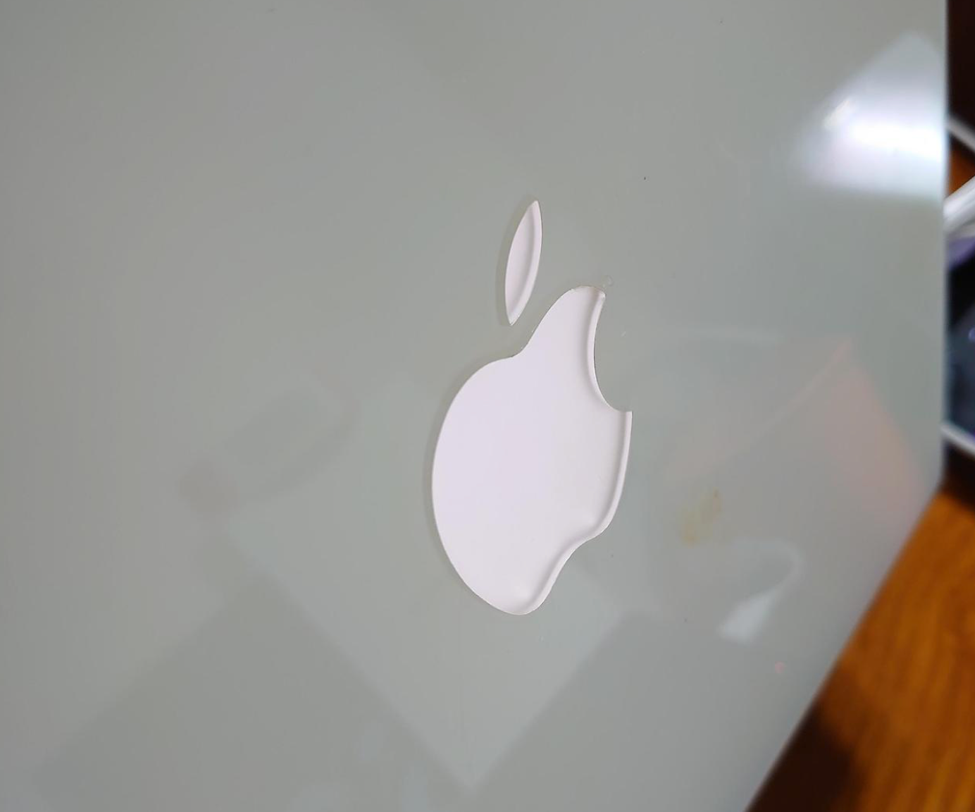 iBook G3 Apple 로고 사진