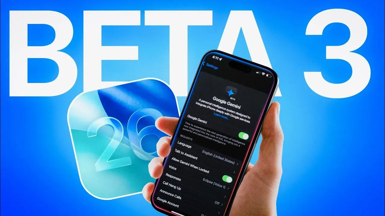 iOS 26 Developer Beta 3: 핵심 업데이트 포인트